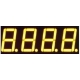 Display Led cuatro dígitos amarillo