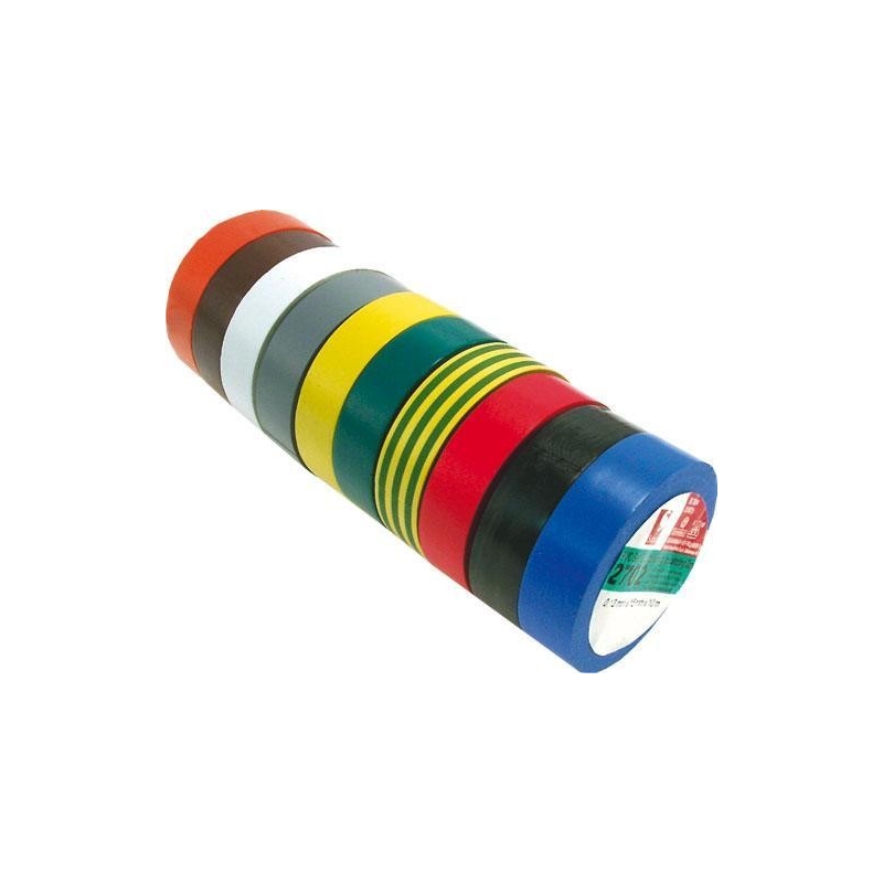 Experto 6 X 10M X 19mm cinta aislante colores mezclados a BSEN 60454/tipo 2 Draper 