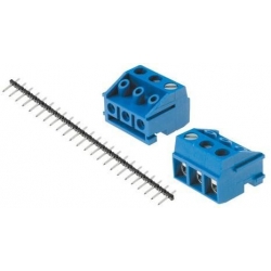 Bornas circuito impreso enchufables 5mm