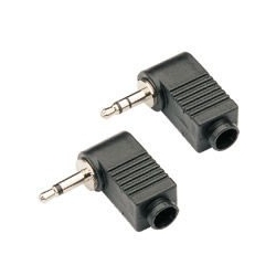 Conectores Jack de Audio 3.5mm Aéreos Acodados
