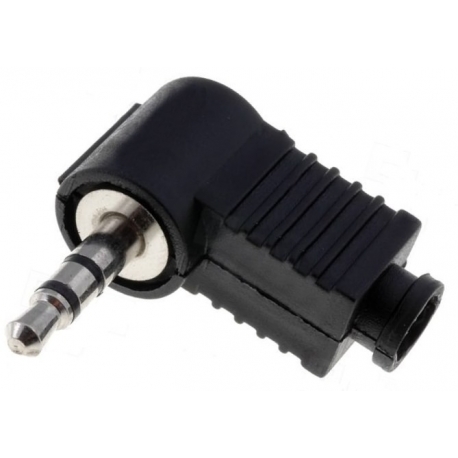 Conector Jack 3.5mm Stereo Acodado