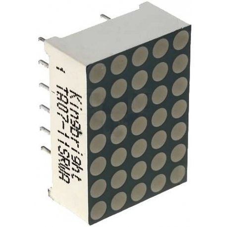 Display matriz de puntos Led 5x7 18mm
