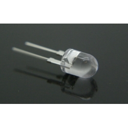 Led Water Clear Superbrillo 8mm 4 chip (1w)