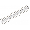 Tiras de 40 Pin Torneado Macho o Hembra Blanco 2.54mm