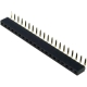 Tira de postes hembra 2.54mm Acodado corto 20pin