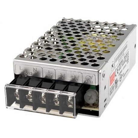 Mini Fuente de alimentación Open Frame Mean Well RS25