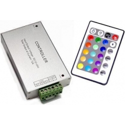 Controlador para Led RGB Mando IR 24 teclas 12-24v
