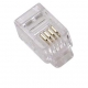 Conectores Clip RJ11-4P4C