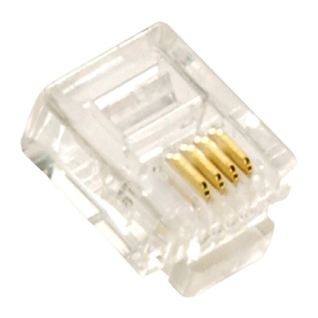 Conectores Clip RJ12-6P4C