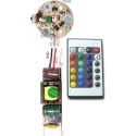 Driver GU10-E27-MR16, Pcb 3 Led y mando RGB/Monocolor