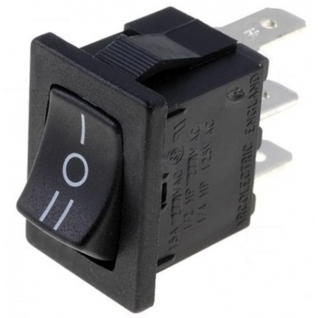 Interruptor basculante (Rocker) 3 posiciones