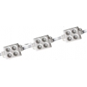 Módulos 4 Led Smd 5050 IP67, 55x33x7mm