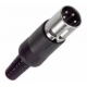 Conectores Din Macho 4pin