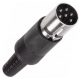 Conectores Din Macho 5pin 60º