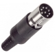 Conectores Din Macho 8pin