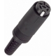 Conectores Din Hembra 6pin 60º