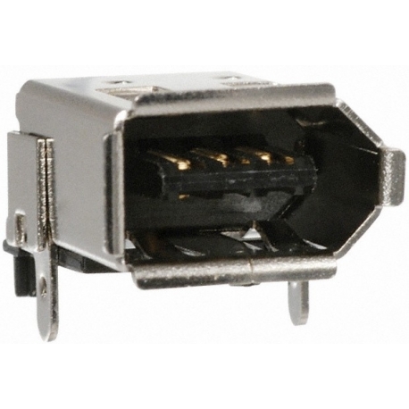 Conector IEEE1394 Hembra 6 pin smd