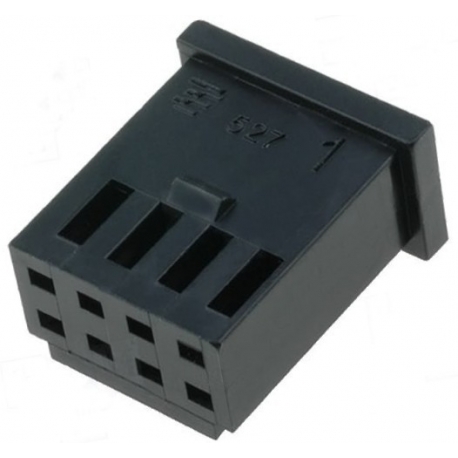 Conectores AMP-MOD Doble Recto paso 2.54mm 8pin