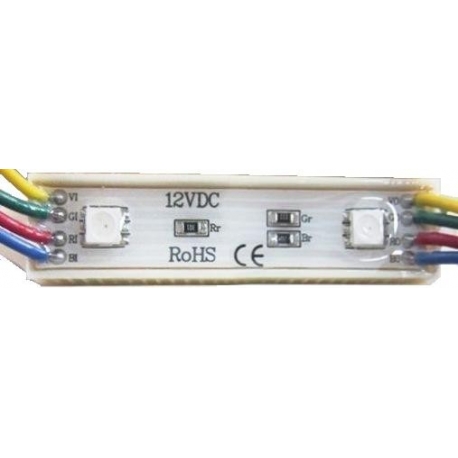 Modulo 3 led RGB 5050 smd sumergible