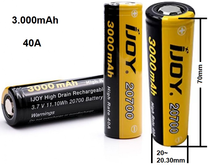 20700-3000mah-40a