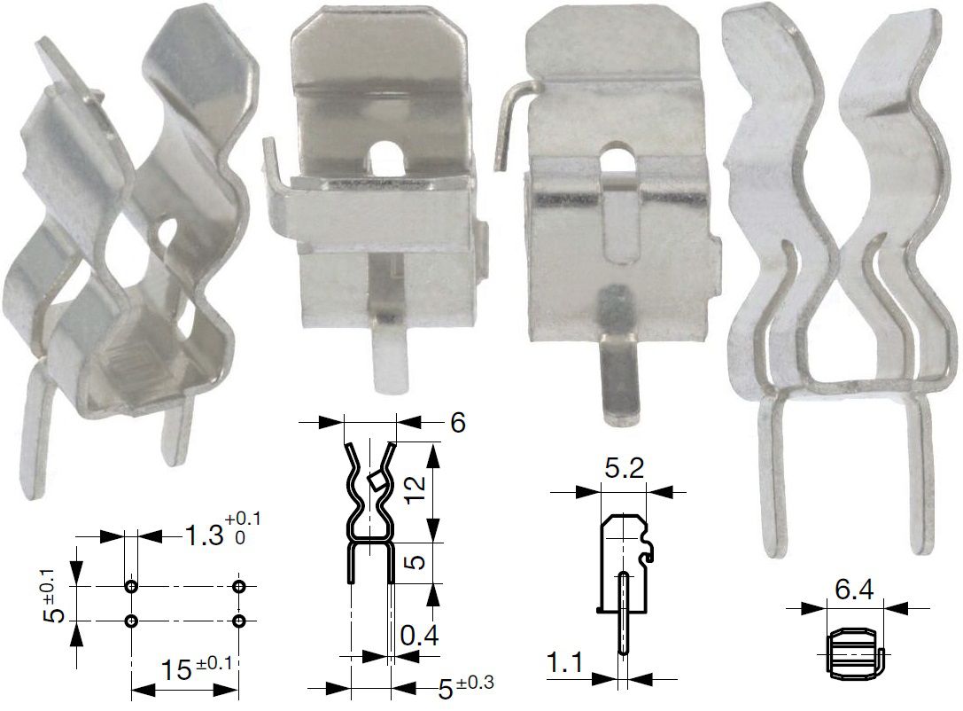 Clip Porta fusibles 0751