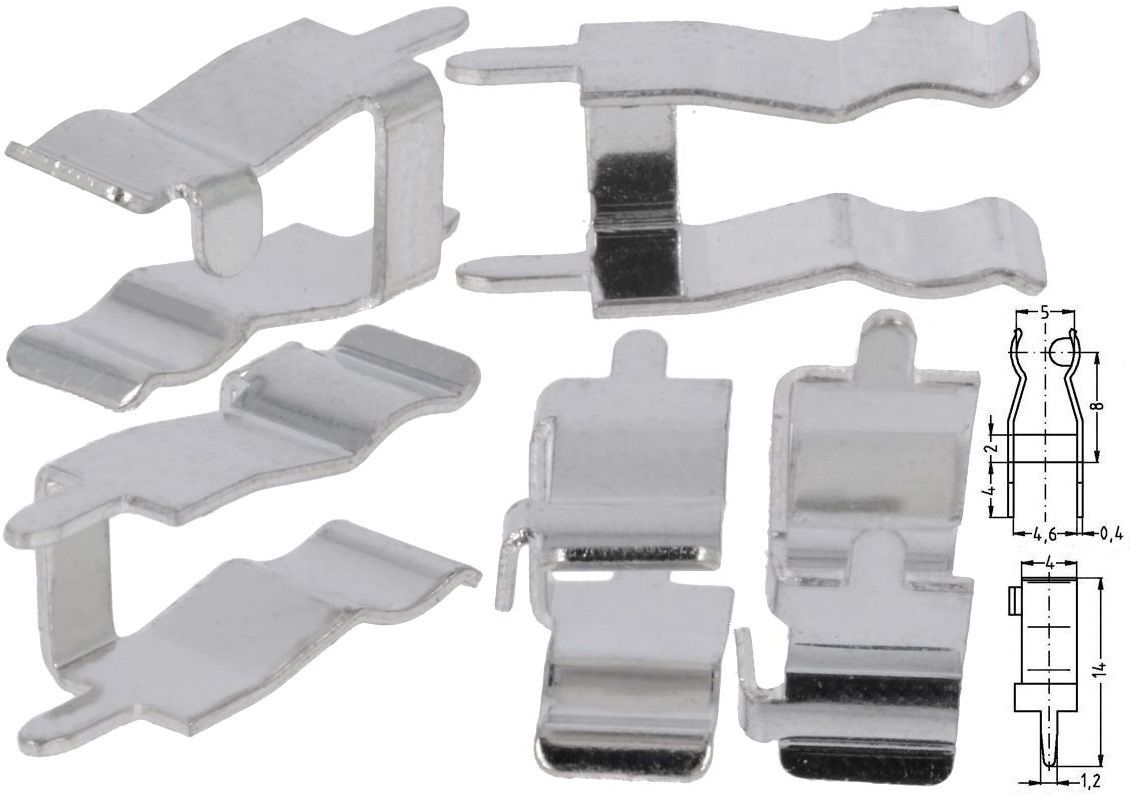 Clip Porta fusibles ZH2