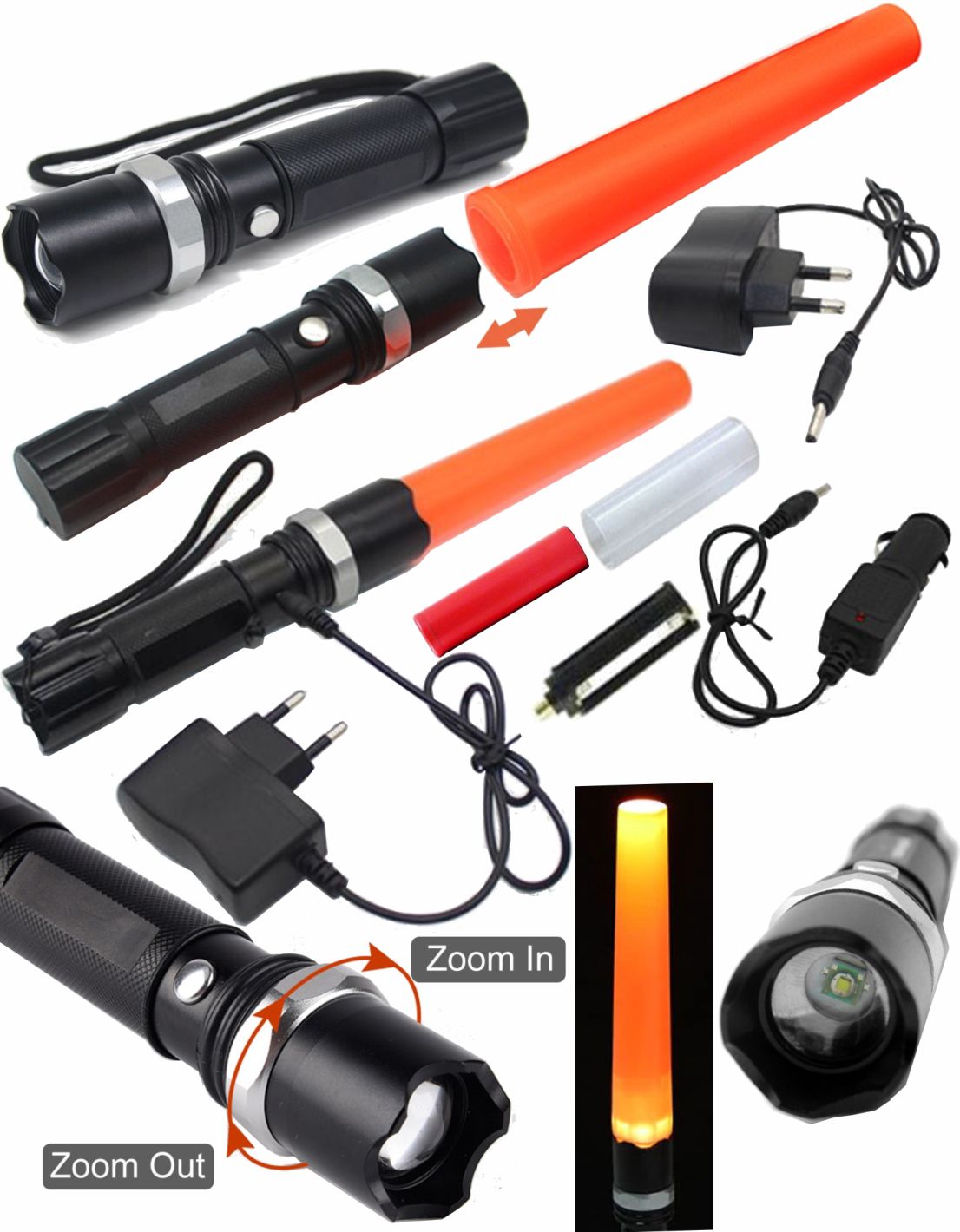 Linternas USB-Zoom BSP1