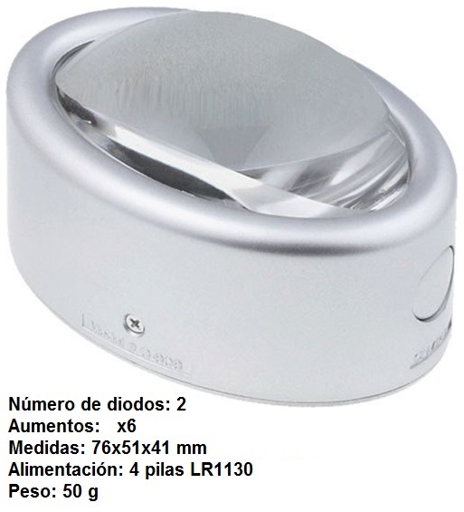 Lupa con Led