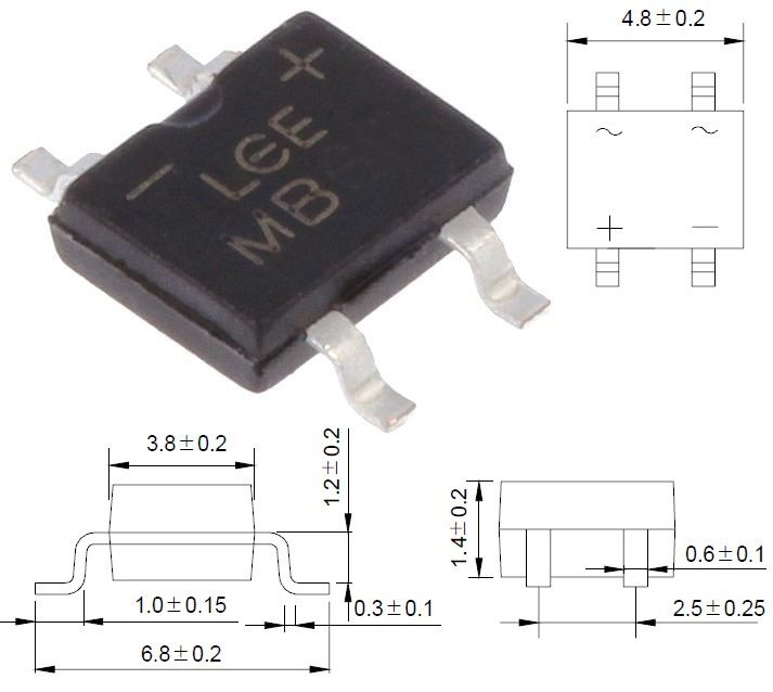 Puente bajo perfil MB