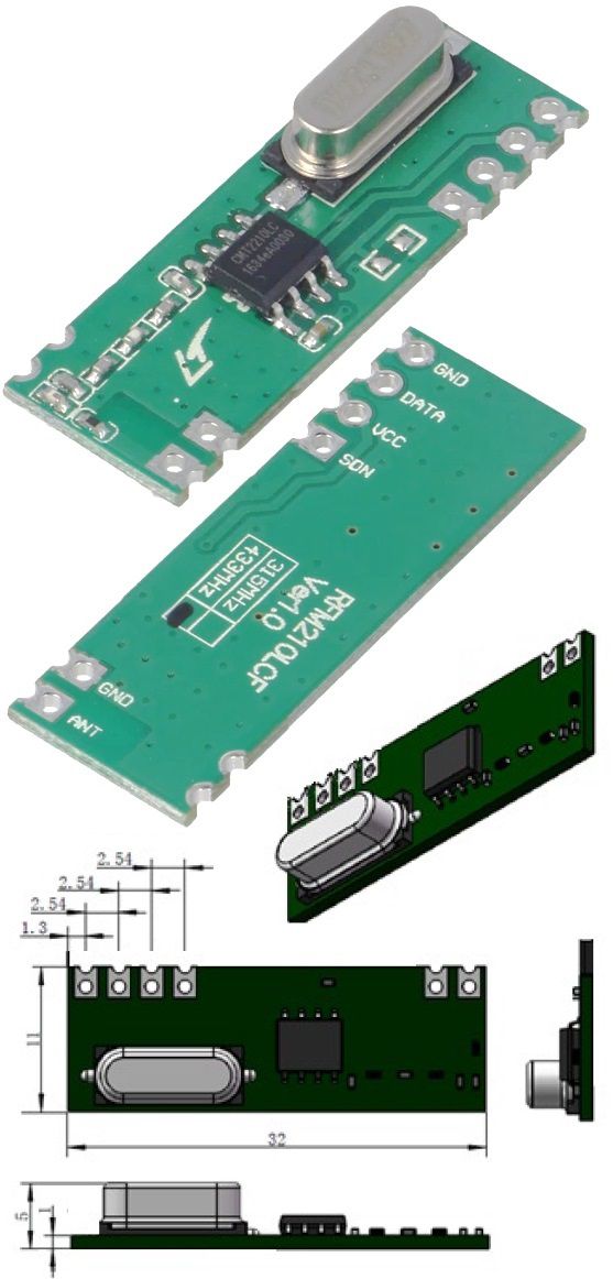Mandos a distancia rf
