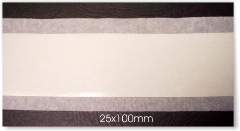 Adhesivo Térmico d.cara 25x100mm