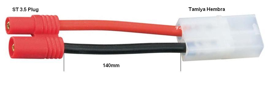 Cable Tamiya Hembra-ST Plug 3.5mm