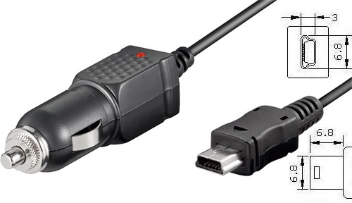 Cable mechero Mini USB