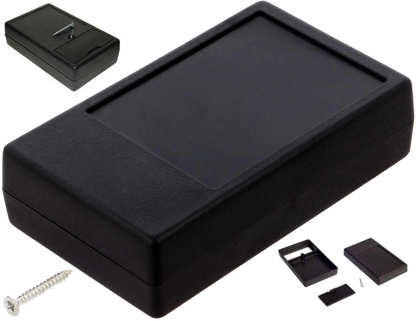 Caja 63x104x28mm-ABS-negro