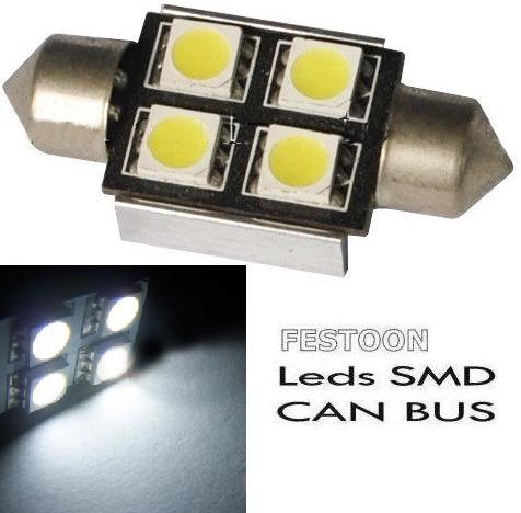 Festoon Canbus 4Led smd