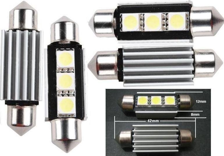Festoon Canbus 3Led smd