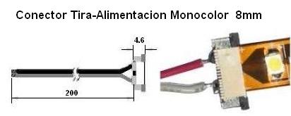 Conexion Tira Alimentacion monocolor