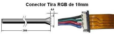 Conexion Tira Alimentacion RGB
