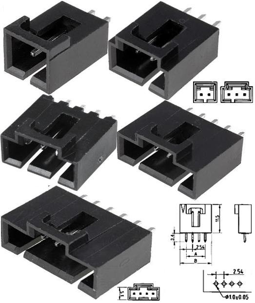 Conector macho Molex 70543
