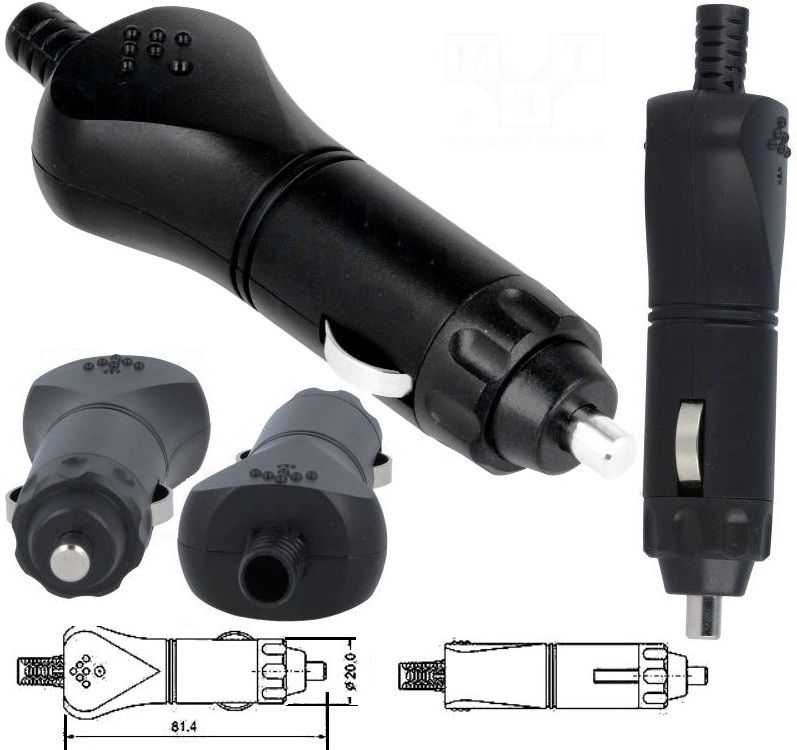 Conector Mechero 12v