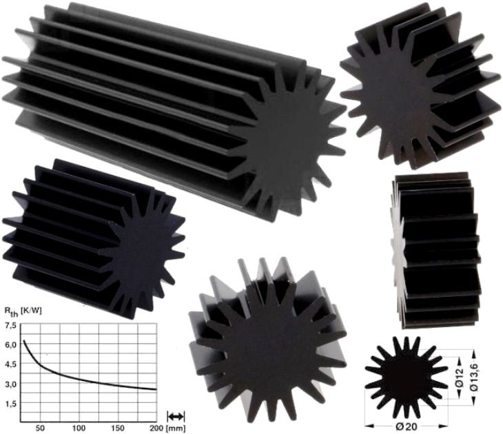 Disipador Star, K2-Rebel-P4