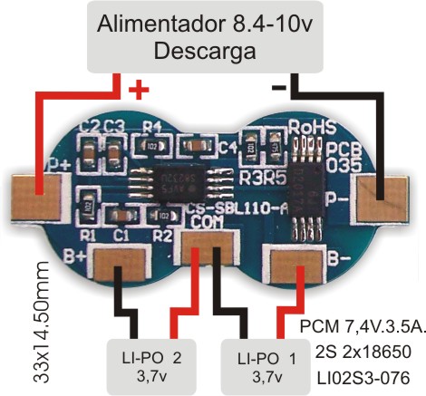 Esquema Pcm-Lipo-7.4v-3.5A.