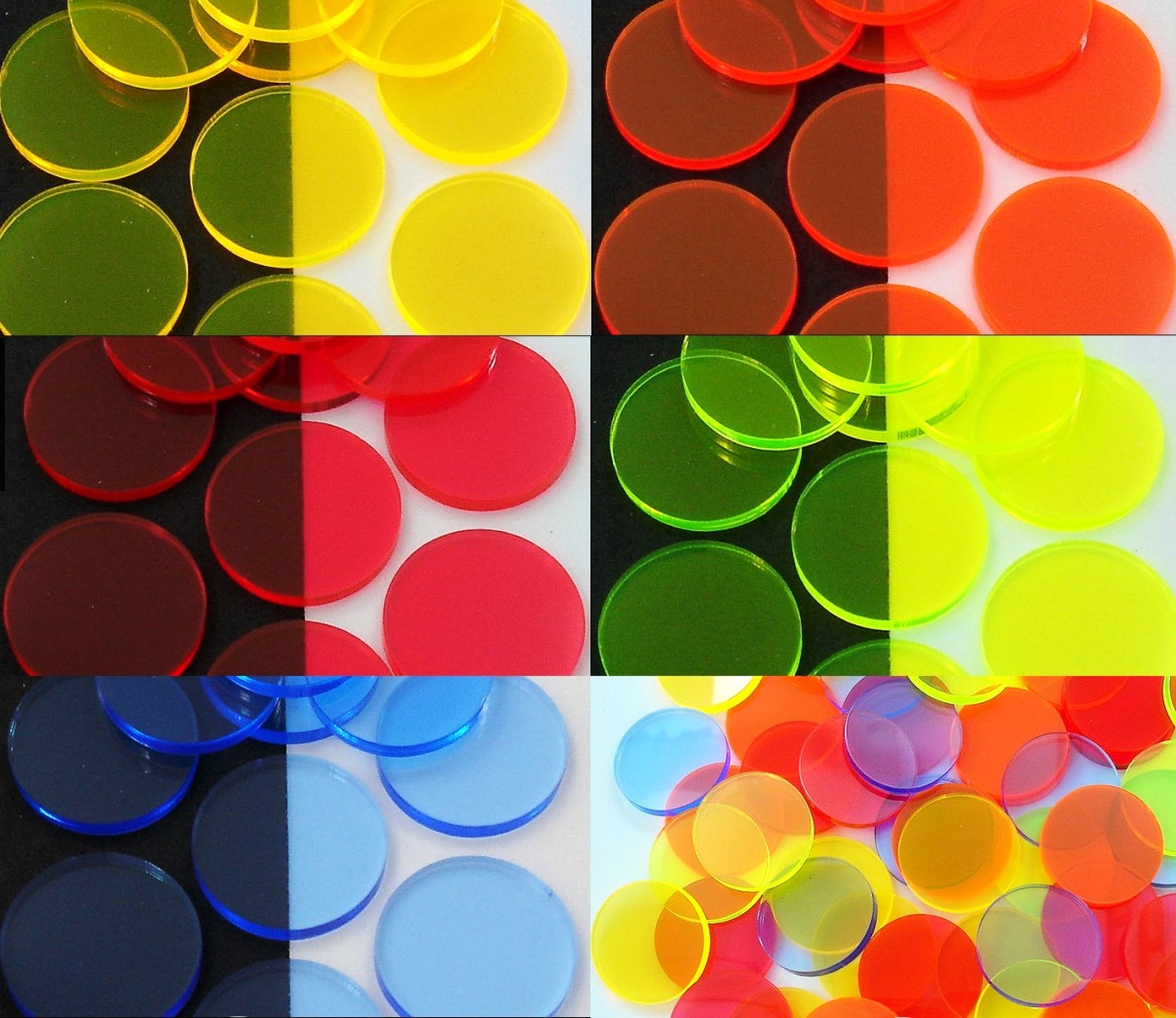 Filtros colores 25mm