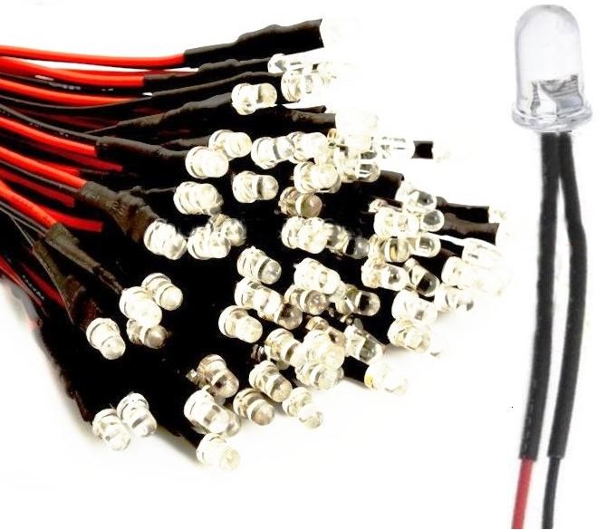 Led 5mm con cable