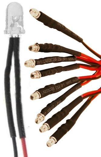 Led 3mm con cable