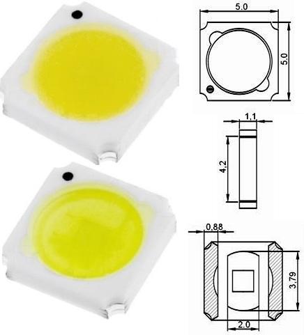 Led Ceramic 3w 5050