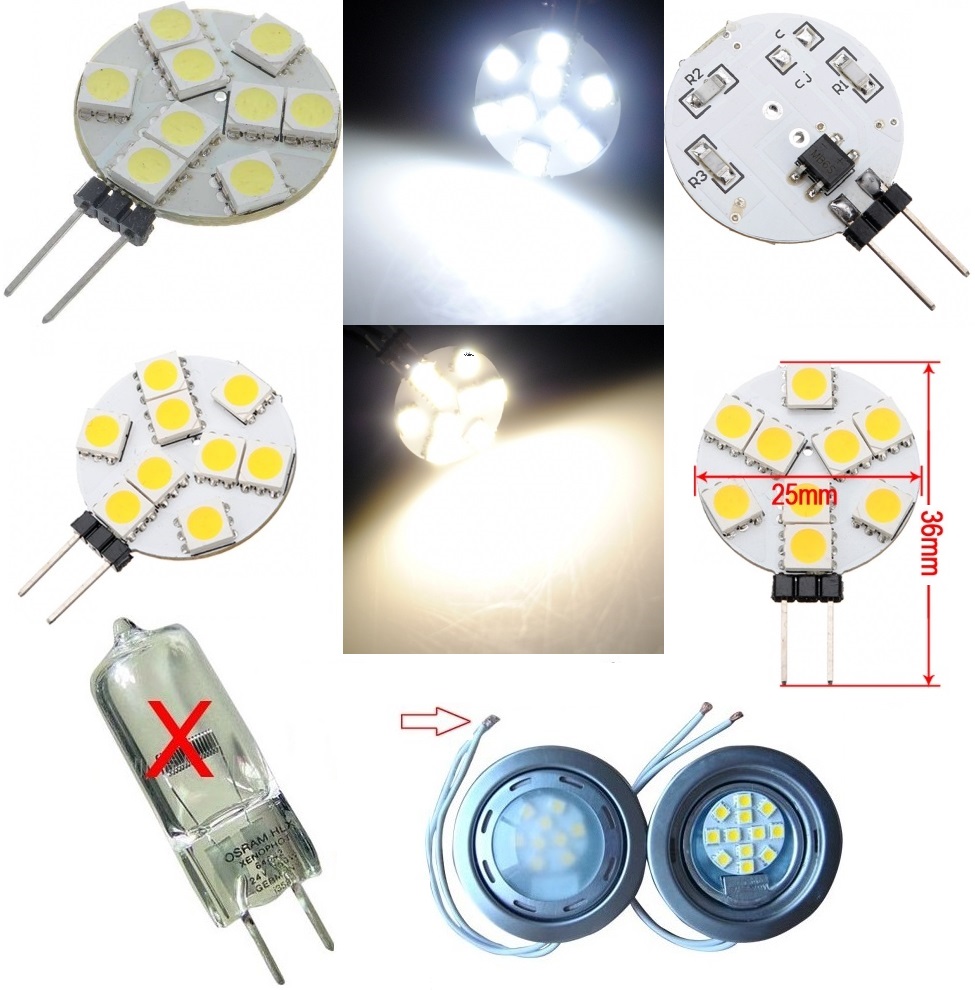 Led G4 26mm 9 led 5050