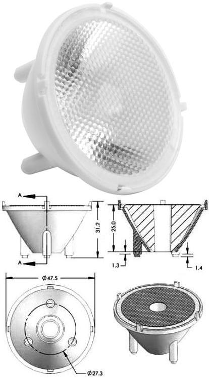 Lente Led Ledengin_LZP