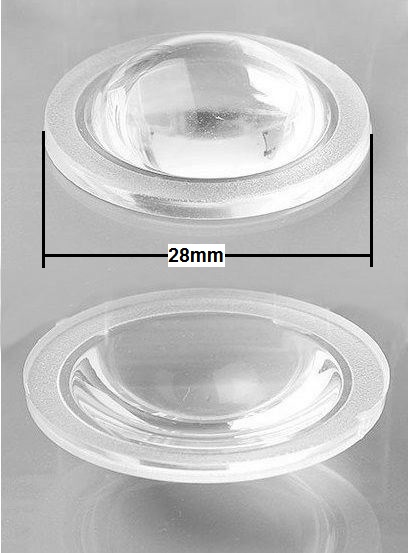 Lente acrilica 28x8.2mm