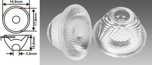 Lentes 20mm Nido de Abeja